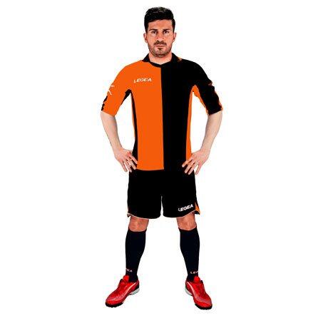 Fußball-Trikot-Set -(Trikot+Hose)  Sardegna v. Legea orange/schwarz