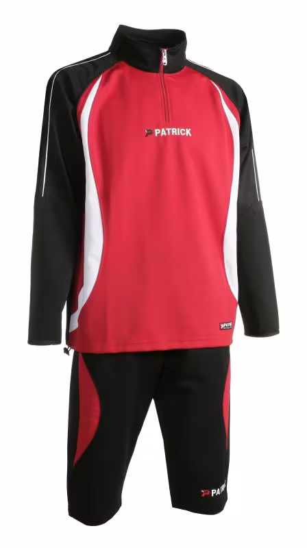 Abverkauf Trainingsanzug Malaga 402 schwarz / rot