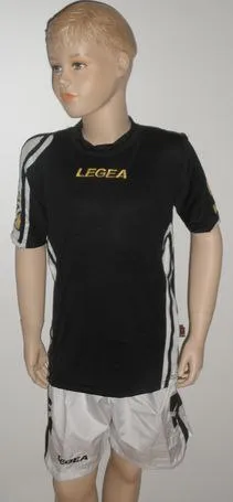 Legea-Trikot-Sets - Colonia schwarz / weiß - COLONIA Trikot-Set v. LEGEA