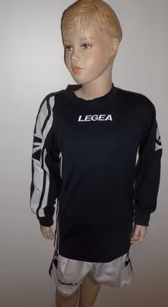 14 x Legea-Trikot-Sets - Amburgo schwarz/weiß - AMBURGO Trikot-Set v. LEGEA