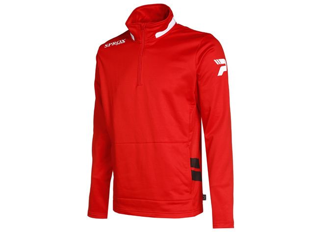 Trainingssweater SPROX 115  v."PATRICK" rot / weiß / schwarz