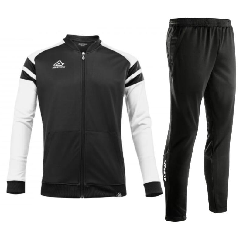 hochwertiger Trainingsanzug Kemari von Acerbis - schwarz / weiß