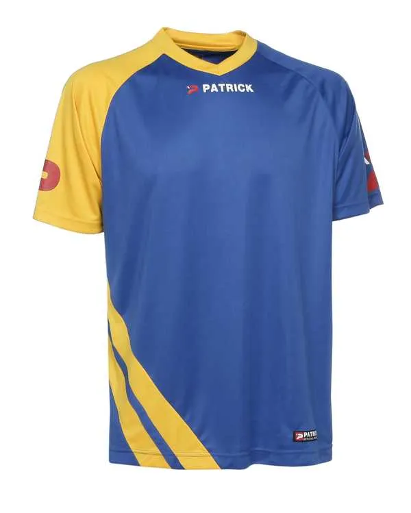 Kurzarm-Trikot Victory 101 v. Patrick royalblau / gelb - VICTORY101 Trikot v. PATRICK