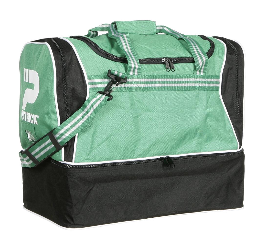 Sporttasche / Fußballtasche TOLEDO-005 grün-schwarz , Schuhfach
