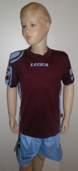 Legea-Trikot-Sets - Colonia  weinrot/hellblau