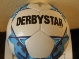 DERBYSTAR Trainings-Fußball Apus TT blau-weiß
