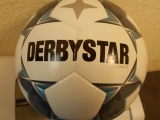 DERBYSTAR Trainings-Fußball DIAMOND TT schwarz/türkis