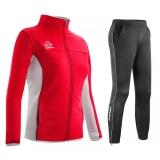 Frauen -Trainingsanzug ( Jacke + Hose ) BELATRIX v. ACERBIS rot schwarz