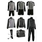 Sport- Set -Set Goldkit 13-teilig schwarz-grau