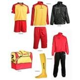 Fußballset -Set Silverkit 9-teilig - rot/gelb