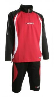 Abverkauf Trainingsanzug Malaga 402 schwarz / rot