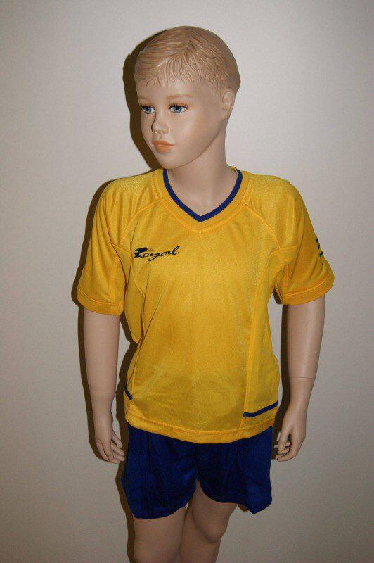 10 Royal-Trikot-Sets - FENIX - Fußball gelb / blau - FENIX Trikot-Set v. Royal