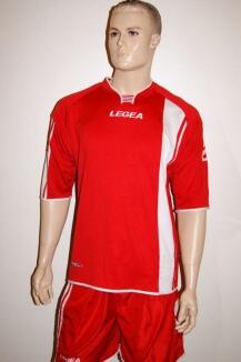 Legea-Trikot-Set - Coimbra  rot/weiß