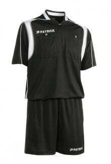 Schiedsrichtertrikot- Set Kurzarm  schwarz von Patrick