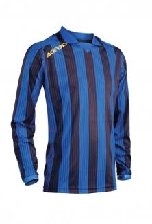 Langarm-Sport-Shirt Vertical v. Acerbis , blau-schwarz , Gr. L oder XL