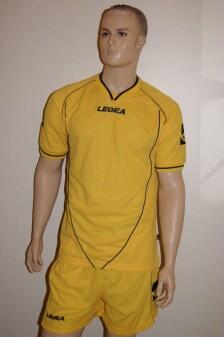 Legea-Trikot-Set - Scudo gelb - Fußball Trikot u. Hose