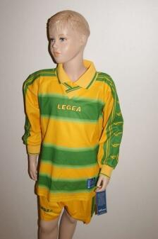 14 Legea-Fußball-Trikot-Sets - Stoccolma, gelb / grün