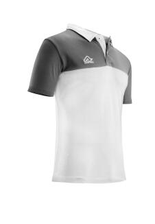Poloshirt Belatrix von Acerbis , weiß-grau, Gr. 4XS -4XL