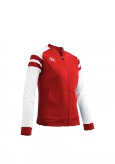 Frauen-Trainingsjacke KEMARI v. ACERBIS rot / weiß