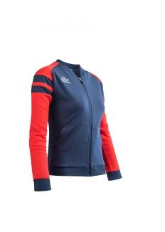 Frauen-Trainingsjacke KEMARI v. ACERBIS blau / rot