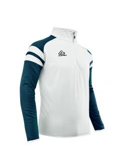 Trainingssweater Kemari v. ACERBIS , weiß-blau