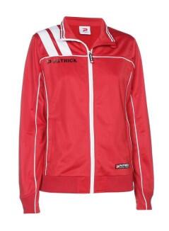 Frauen-Trainingsjacke VICTORA 125 rot / weiß