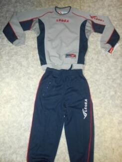 Trainingsanzug Algeria v. LEGEA grau-blau