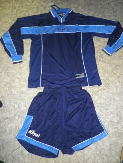Royal-Trikot-Set - PILOT - Fußball Trikot u. Hose blau