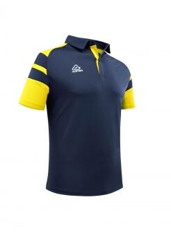 Poloshirt Kemari von Acerbis , blau - gelb , Gr. 5XS-4XL