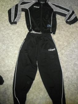 Trainingsanzug HORN v. Royal , schwarz/grau