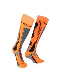 Lauf-Sportstrümpfe MX PRO schwarz-orange