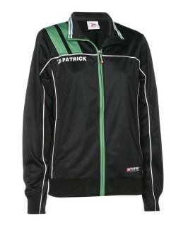 Frauen-Trainingsjacke VICTORA 125 schwarz / grün