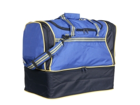 Sporttasche / Fußballtasche TOLEDO-005 azur-blau mit separatem Schuhfach
