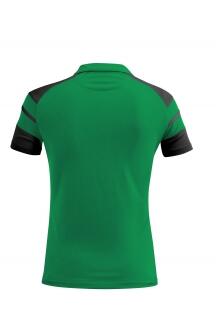 Damen Poloshirt Kemari v. Acerbis , grün - schwarz , Gr. 4XS-3XL