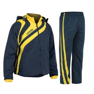 Kapuzen-Trainingsanzug ALKMAN v. ACERBIS blau/gelb