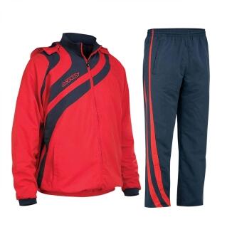 Kapuzen-Trainingsanzug ALKMAN v. ACERBIS blau /rot