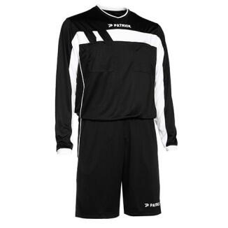 Schiedsrichtertrikot- Set Langarm schwarz von Patrick
