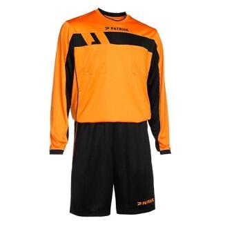 Schiedsrichtertrikot- Set Langarm orange von Patrick