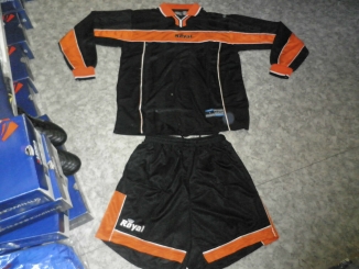 Royal-Trikot-Set - PILOT - Fußball Trikot u. Hose orange