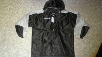 Regenjacke BELGIO v. LEGEA , schwarz/grau ,XS-XL