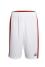 Basketball Wende Shorts Larry v. Acerbis , weiß-rot, 4XS-4XL