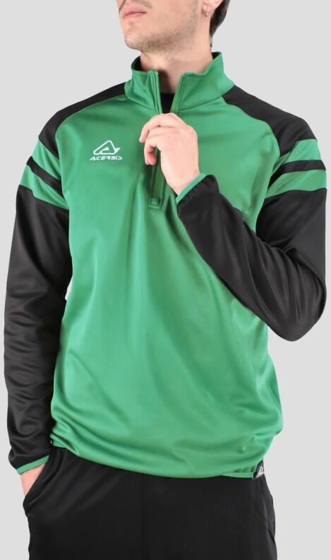 Trainingssweater Kemari v. ACERBIS , grün-schwarz
