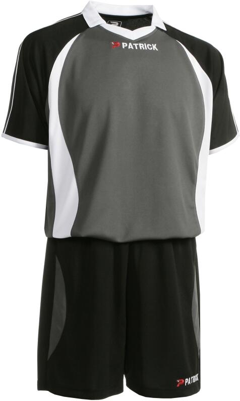 Fußballl-Trikot-Set Malaga 301 v. Patrick, schwarz-grau