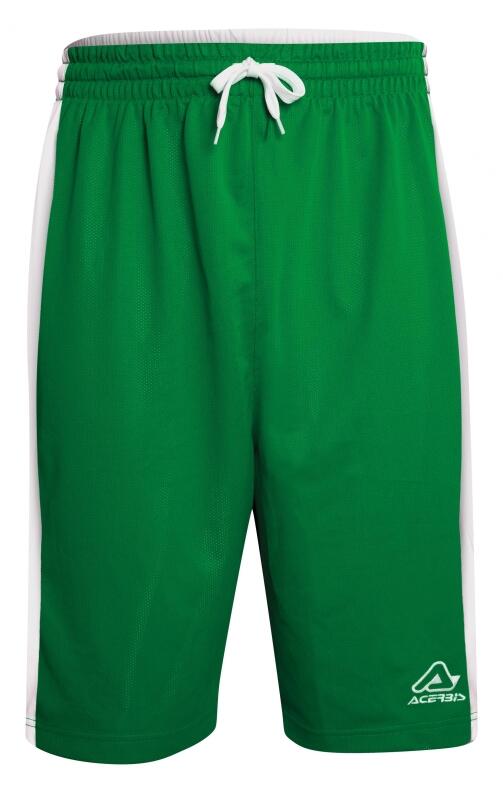 Basketball Wende Shorts Larry v. Acerbis , weiß-grün, 4XS-4XL
