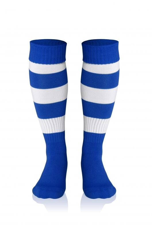 Strumpfstutzen STRIPED royalblau-weiß von ACERBIS
