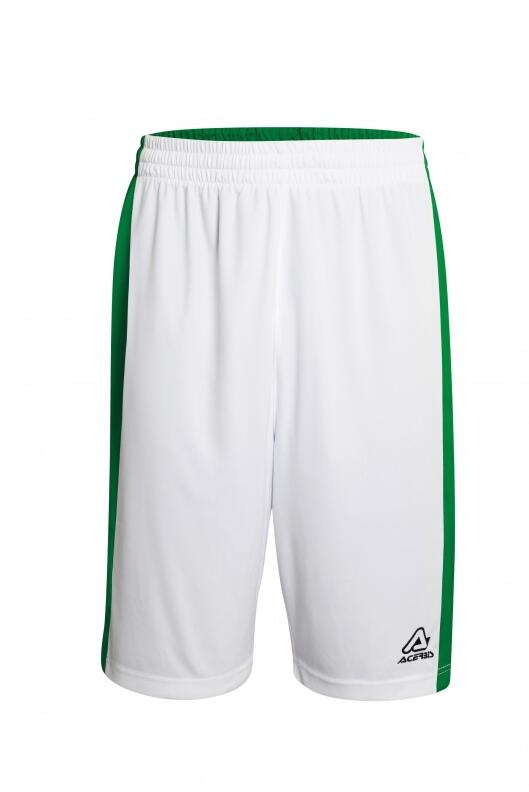 Basketball Wende Shorts Larry v. Acerbis , weiß-grün, 4XS-4XL