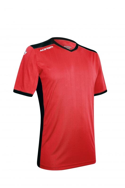 Sport -Kurzarm-Trikot -BELATRIX v. Acerbis , rot - schwarz, 4XS-3XL