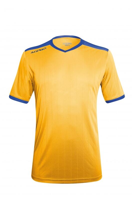 Sport -Kurzarm-Trikot -BELATRIX v. Acerbis , gelb - blau , 4XS - 3XL