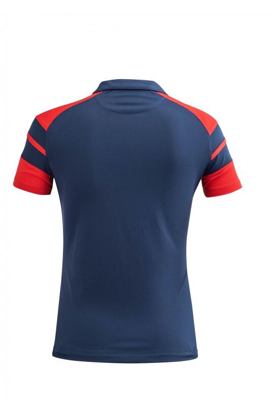 Damen Poloshirt Kemari v. Acerbis ,  blau - rot , Gr. 4XS-3XL