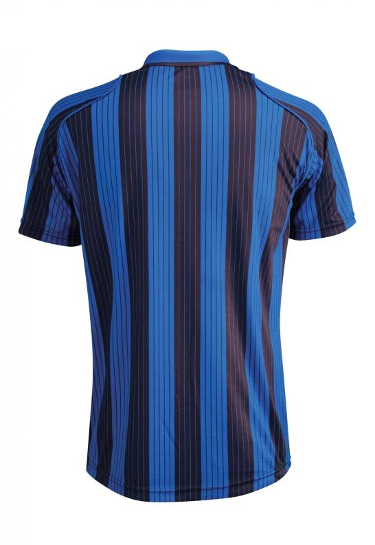 Kurzarm-Fußball-Shirt Vertical v. Acerbis , blau-schwarz , Gr. L ,XL